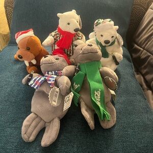 Coca-Cola Plush Collection with Festive Scarves